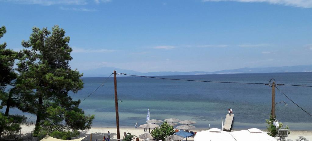 Sikoudis Gorgona Beach Szkála Rahoníu Kültér fotó