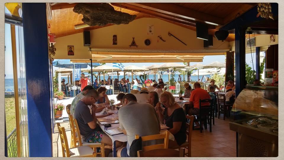 Sikoudis Gorgona Beach Szkála Rahoníu Kültér fotó